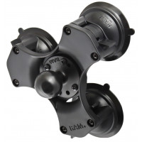 RAM® Twist Lock™ Triple Suction Cup Ball Base