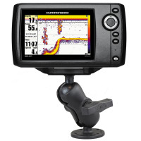 Suport cu bilă dublă RAM® Drill Down pentru Humminbird Helix 5