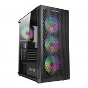 Carcasa Pro Gaming Gladius, Middle Tower, ATX, fara sursa, controller ARGB, Second Hand Calculatoare
