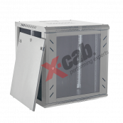 Cabinet metalic de perete 19”, tip rack wallmount, 12U 600x600 mm, Xcab S Gri Servere & Retelistica