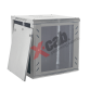 Cabinet metalic de perete 19”, tip rack wallmount, 12U 600x600 mm, Xcab S Gri Servere & Retelistica