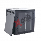 Cabinet metalic de perete 19”, tip rack wallmount, 15U 600x600 mm, Xcab S Negru Servere & Retelistica