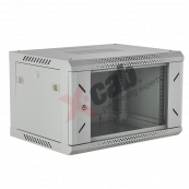 Cabinet metalic de perete 19”, tip rack wallmount, 9U 600x600 mm, Xcab S Gri Servere & Retelistica