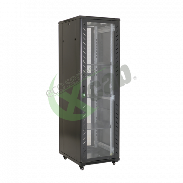 Cabinet metalic de podea 19”, tip rack stand alone, 42U 600x600 mm, Eco Xcab AS Servere & Retelistica