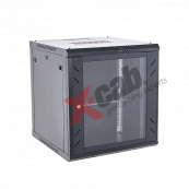 Cabinet metalic de perete 19”, tip rack wallmount, 15U 600x600 mm, Xcab S Negru Servere & Retelistica