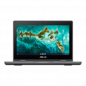 Laptopuri - Laptop ASUS ChromeBook Flip, CR1100FKA-BP0398, 11.6-inch, Touch screen, HD (1366 x 768) 16:9,  Glossy display, Wide view, Intel® Celeron® N4500  Processor 1.1 GHz (4M Cache,  up to 2.8 GHz,  2 cores), 8G LPDDR4X on board, 64G eMMC,  2x USB 3.2 Gen 1 Type-, Laptopuri Laptopuri