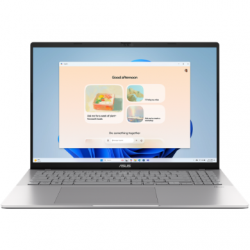 Laptop Asus Vivobook S16, M3607HA-RP008, 16.0-inch, WUXGA (1920 x1200)16:10 aspect ratio, AMD Ryzen™ 7 260 Processor 3.8GHz (24MB Cache ,up to5.1 GHz, 8 cores, 16 Threads); AMD XDNA™ NPU up to 16TOPS, AMDRadeon™Graphics, 1x DDR5 SO-DIMM slot, 1x M.2 2280  1