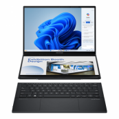 Laptopuri - Laptop ASUS Zenbook DUO Max, UX8406MA-PZ043X, 14.0-inch, 3K (2880 x 1800) OLED 16:10 aspect ratio, Intel® Core™ Ultra 9 Processor 185H XX GHz (24MB Cache, up to 5.1 GHz, 14 cores, 20 Threads), Intel® Arc™ Graphics,  LPDDR5X 32GB, 2TB M.2 NVMe™ PCIe® 4.0 S, Laptopuri Laptopuri