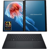 Laptop ASUS Zenbook Duo, UX8406CA-QL118X, 14.0-inch, FHD (1920 x 1200) OLED 16:10 aspect ratio, Intel® Core™ Ultra 7 Processor 255H (24M Cache, up to 5.10 GHz), 32GB LPDDR5X on board, 1TB M.2 NVMe™ PCIe® 4.0 SSD, 120Hz refresh rate, 400nits, Glossy displa