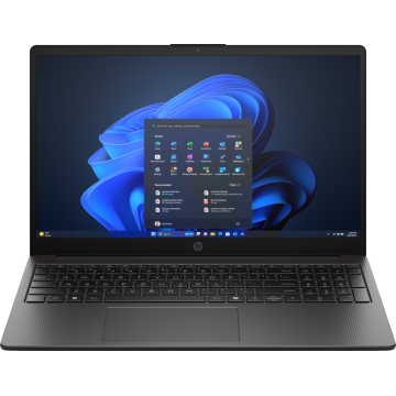 Laptop HP 250R G10, 15.6 inch FHD (1920x1080) Anti-Glare LED SVA Narrow Bazel uslim 250 nits, Intel Core 7-150U 10-Core (1.8GHz, up to 5.4GHz, 12MB), video integrat Intel Graphics, RAM 16GB DDR5 5200MHz (1x16GB), SSD 512GB PCIe NVMe, no ODD, Boxe stereo i 1