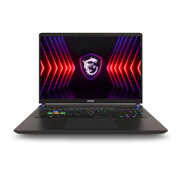 Laptop MSI Gaming Vector 16 HX A14VHG-838XRO, 16” QHD+ (2560x1600), 240Hz, IPS-Level, Intel Core i9-14900HX, 24C (8P + 16E) / 32T, P-core 2.2 / 5.8GHz, E-core 1.6 / 4.1GHz, 36MB, video dedicat NVIDIA GeForce RTX 4080 Laptop GPU 12GB GDDR6, RAM DDR5 16GB*2 1