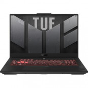 Laptop Gaming ASUS ROG TUF A17, FA707NU-HX051, 17.3-inch, FHD (1920 x 1080) 16:9, AMD Ryzen™ 5 7535HS (16MB Cache, Up to 4.55GHz), AMD Radeon™ Navi2 Graphics, NVIDIA® GeForce RTX™ 4050 Laptop GPU (194 AI TOPs), 144Hz, 2x DDR5 SO-DIMM slots, 2x M.2 PCIe, D