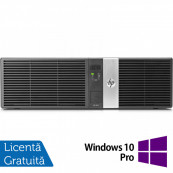 Calculatoare Refurbished - Calculator Refurbished HP Retail System RP5810 SFF, Intel Core i5-4570S 2.90GHz, 8GB DDR3, 128GB SSD, 4 x Serial Port, 1 x 24 Volt USB, 3 x 12 Volt USB + Windows 10 Pro, Calculatoare Calculatoare Refurbished