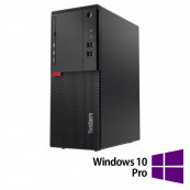 Calculatoare Refurbished - Calculator Refurbished LENOVO M710T Tower, Intel Core i3-6100 3.70GHz, 8GB DDR4, 500GB HDD, DVD-ROM + Windows 10 Pro, Calculatoare Calculatoare Refurbished