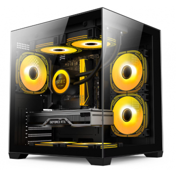 Sistem PC Gaming OptimX Titanium Ambra - Performanță Maximă