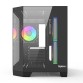 Carcasa PC OptimX NOVA, Micro ATX, 3 Ventilatoare ARGB 8