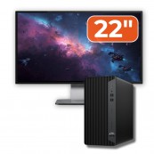 Pachet PC Second Hand HP ProDesk 600 G6 MT cu Monitor 22"
