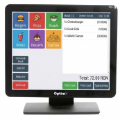 Monitor POS Touchscreen Profesional OptimX Pro MY17, 17" , 1280x1024, 75Hz, HDMI, VGA, USB, VESA - Retail, HoReCa, Case de Marcat Monitoare TouchScreen