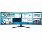 Monitor LED Office Pro Curbat 49 inch OptimX MT49J-1 V1 5