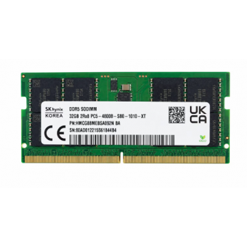Memorie laptop SK Hynix 32GB DDR5 4800MHz SODIMM CL40 1