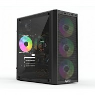 Desktop PC OptimX Prime ForgeX V1, Intel Core i7-12700 up to 4.9GHz, 16GB DDR4, 512GB SSD, Placa video Radeon RX 580 8GB GDDR5 + Accesorii