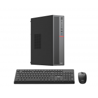 Sistem Desktop Office OptimX T5 SFF, Intel Pentium Gold G5600, 16GB DDR4, 512GB SSD, Win11 Pro + kit tastatura si mouse cu fir