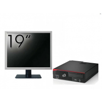 Pachet Calculator Fujitsu Esprimo D756 Desktop, Intel Core i5-6500 3.20GHz, 8GB DDR4, 500GB SATA, DVD-ROM + Monitor 19 Inch + Windows 10 Pro