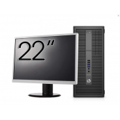 Pachet Calculator Refurbished HP 800 G2 Tower cu Monitor 22 Inch