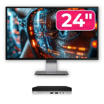 Pachet Calculator Second Hand HP ProDesk 400 G4 Mini PC 1