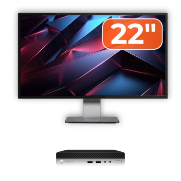 Pachet Calculator Second Hand HP ProDesk 400 G4 Mini PC
