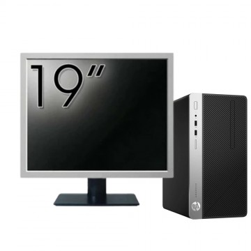 Pachet Calculator Second Hand HP ProDesk 400 G5 MT, Intel Core i5-8500 3.00 - 4.10GHz, 8GB DDR4, 256GB SSD + Monitor 19" Pachet Calculator + Monitor 1