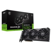 Placa video MSI GeForce RTX 5060 Ti 8GB SHADOW 3x OC CLASSIC, 8GB GDDR7, 128-bit, Negru Componente PC Noi
