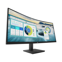 Monitor curbat Second Hand HP P34hc G4, 34", VA, WQHD, DisplayPort, HDMI, USB-C- 65W, Vesa, 3500:1, 5ms  