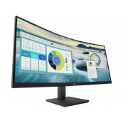 Monitoare 34 Inch - Monitor curbat Second Hand HP P34hc G4, 34", VA, WQHD, DisplayPort, HDMI, USB-C- 65W, Vesa, 3500:1, 5ms  , Monitoare Monitoare Second Hand Monitoare 34 Inch
