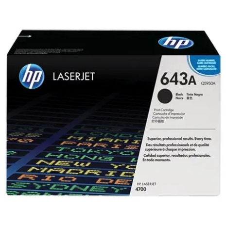 Toner nou hp q5950a (643a), negru (black), original