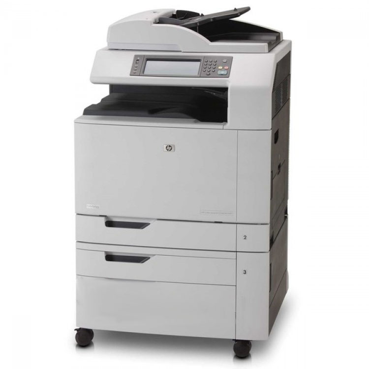 multifunctional laser color a3, hp cm6040 mfp, copiator, scanner, fax, adf, retea