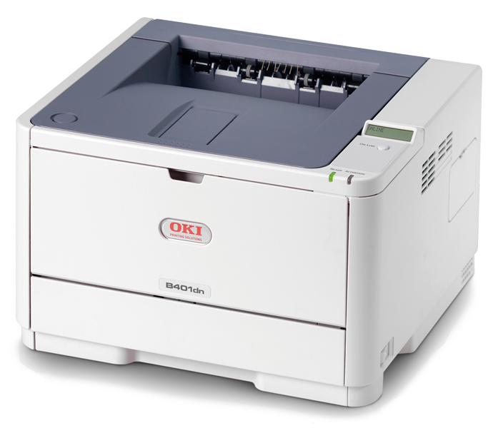 Imprimanta Laser Monocrom OKI B401DN, Duplex, 29 ppm, USB, Retea, Bi-directional Parallel