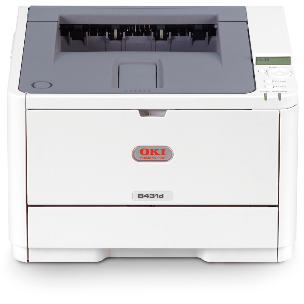 Imprimanta Laser Monocrom OKI B431D, 22 ppm, USB, Duplex, Paralel