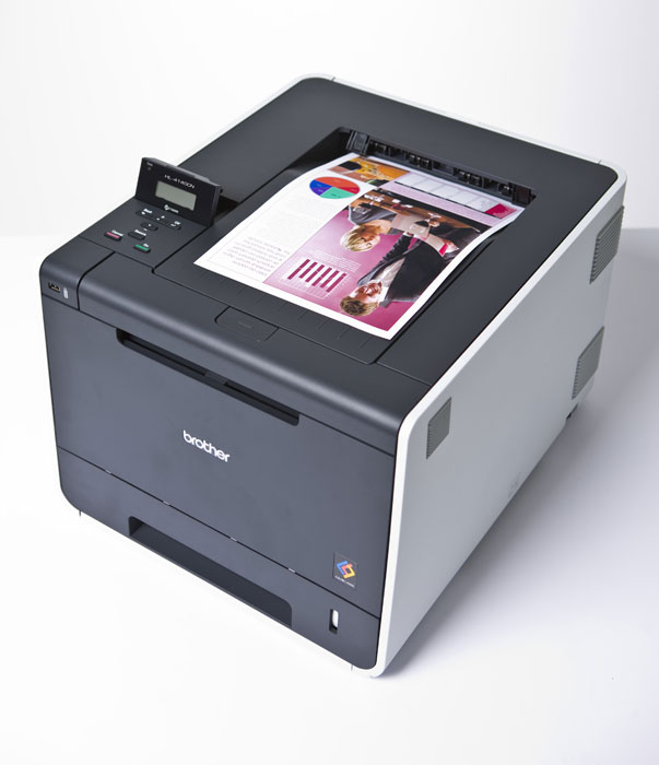 Imprimanta Second Hand Laser Color Brother HL-4140CN, A4, 22 ppm, 2400 x 600 dpi, Retea, USB Brother imagine noua 2022