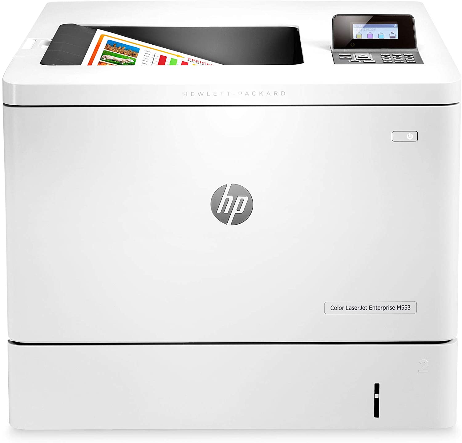 Imprimanta Second Hand Laser Color HP M553DN, Duplex, A4, 38ppm, 1200 x 1200dpi, USB, Retea