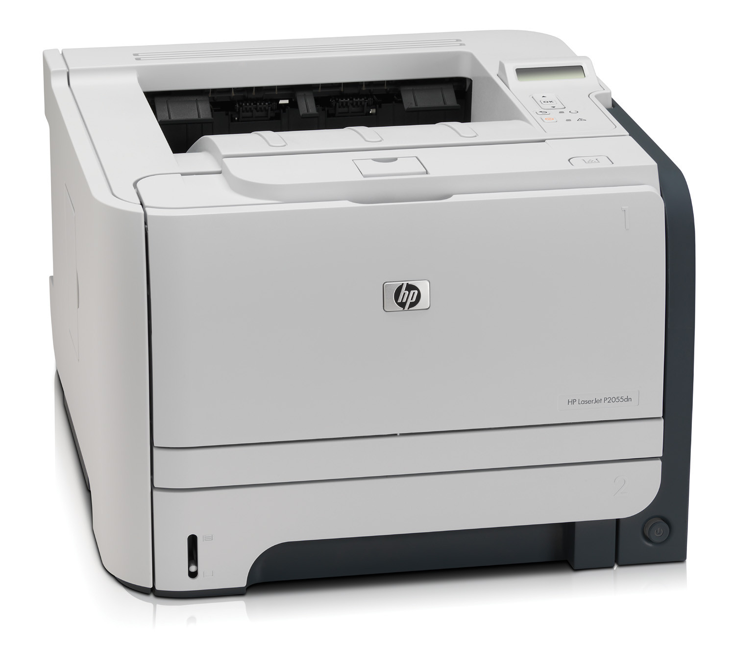 Imprimanta Second Hand Laser Monocrom HP LaserJet P2055DN, Duplex, A4, 35 ppm, 1200 x 1200 dpi, USB, Retea