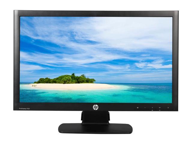 Monitor HP ProDisplay P221, 21.5 Inch Full HD LED, VGA, DVI, Fara picior
