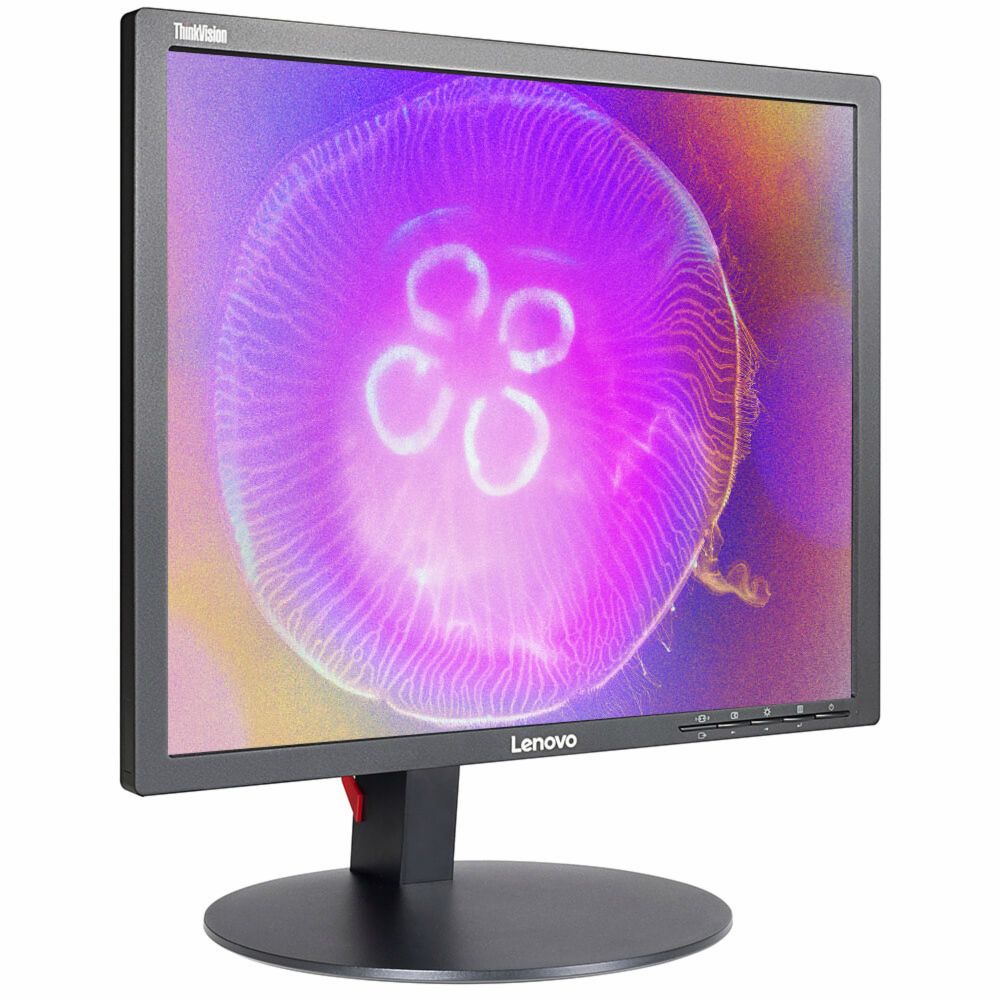 monitor lenovo thinkvision lt1913p, 19 inch, ips, 1280 x 1024, hd, vga, dvi, fara picior, grad a-