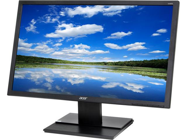 Monitor LCD Acer V246HL, 24 Inch, 1920 x 1080, DVI, VGA, Grad A-