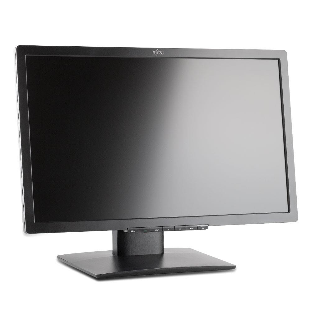 Monitor Fujitsu Siemens B24T-7, 24 Inch Full HD LED, DVI, VGA, Display Port, USB, Negru, Grad A-