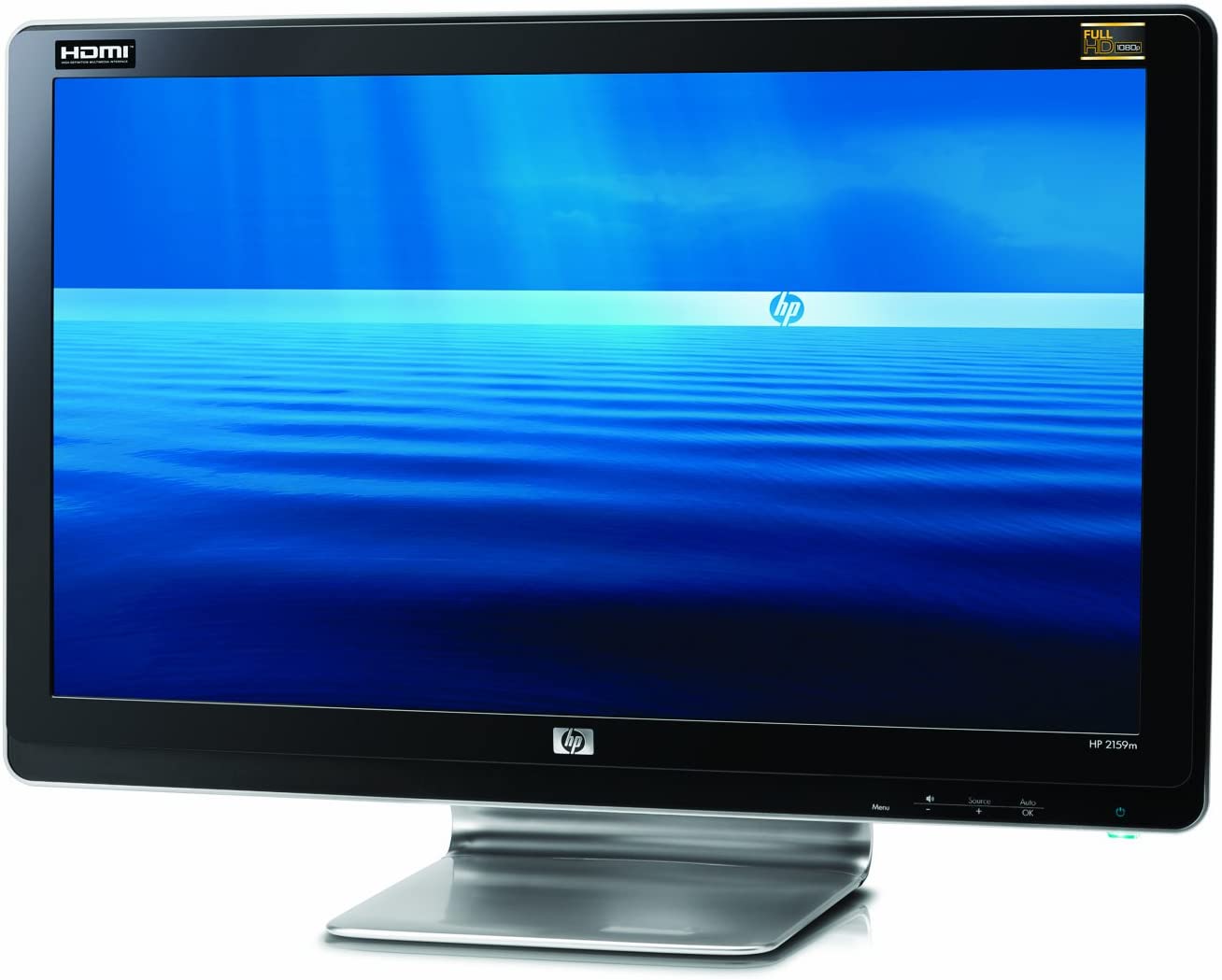 Monitor HP Pavilion 2159M, 21.5 Inch Full HD, VGA, DVI, HDMI, Boxe integrate, Grad A-