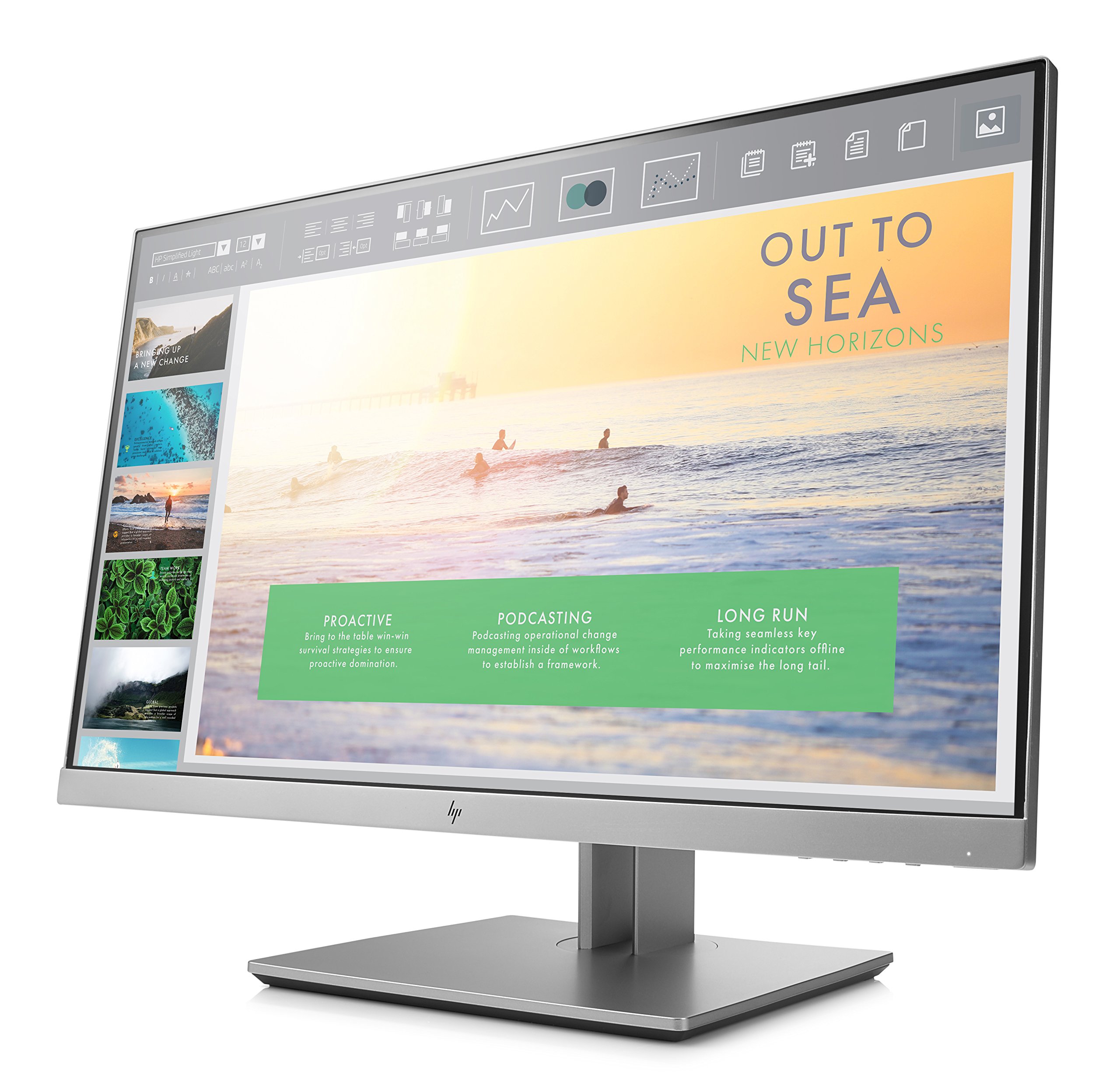 Monitor Second Hand HP EliteDisplay E233, 23 Inch Full HD IPS LED, VGA, HDMI, Display Port, USB 3.0