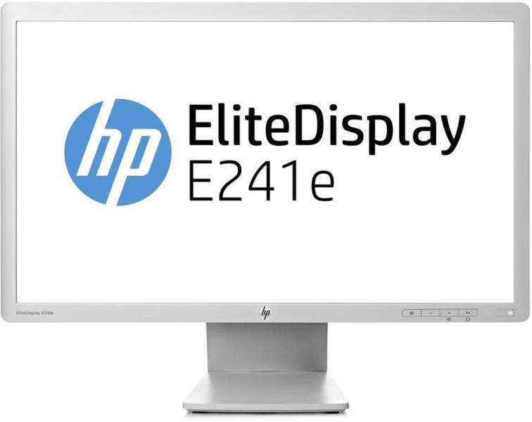 Monitor HP EliteDisplay E241e, 24 Inch IPS LED, 1920 x 1200, VGA, DVI, Display Port, USB, Fara Picior HP imagine noua 2022