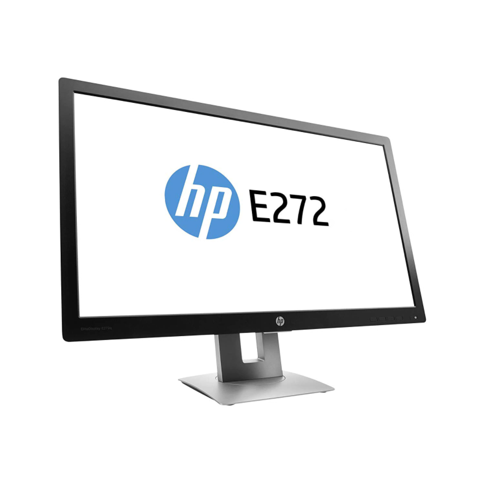 Monitor HP EliteDisplay E272, 27 Inch QHD IPS LED, VGA, HDMI, Display Port, USB