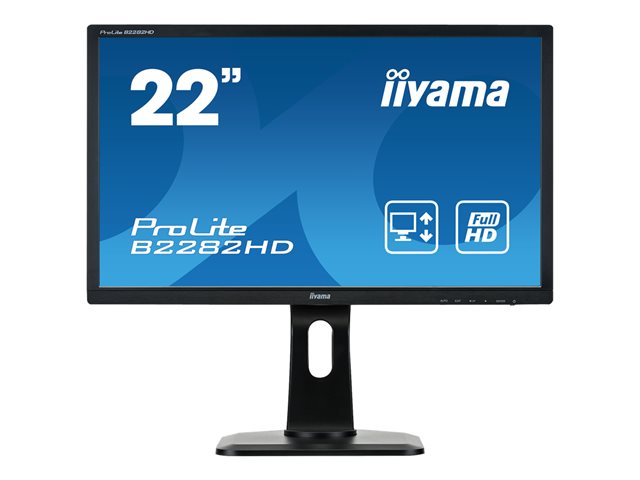 Monitor second hand iiyama b2282hd, 22 inch full hd tn, vga, dvi